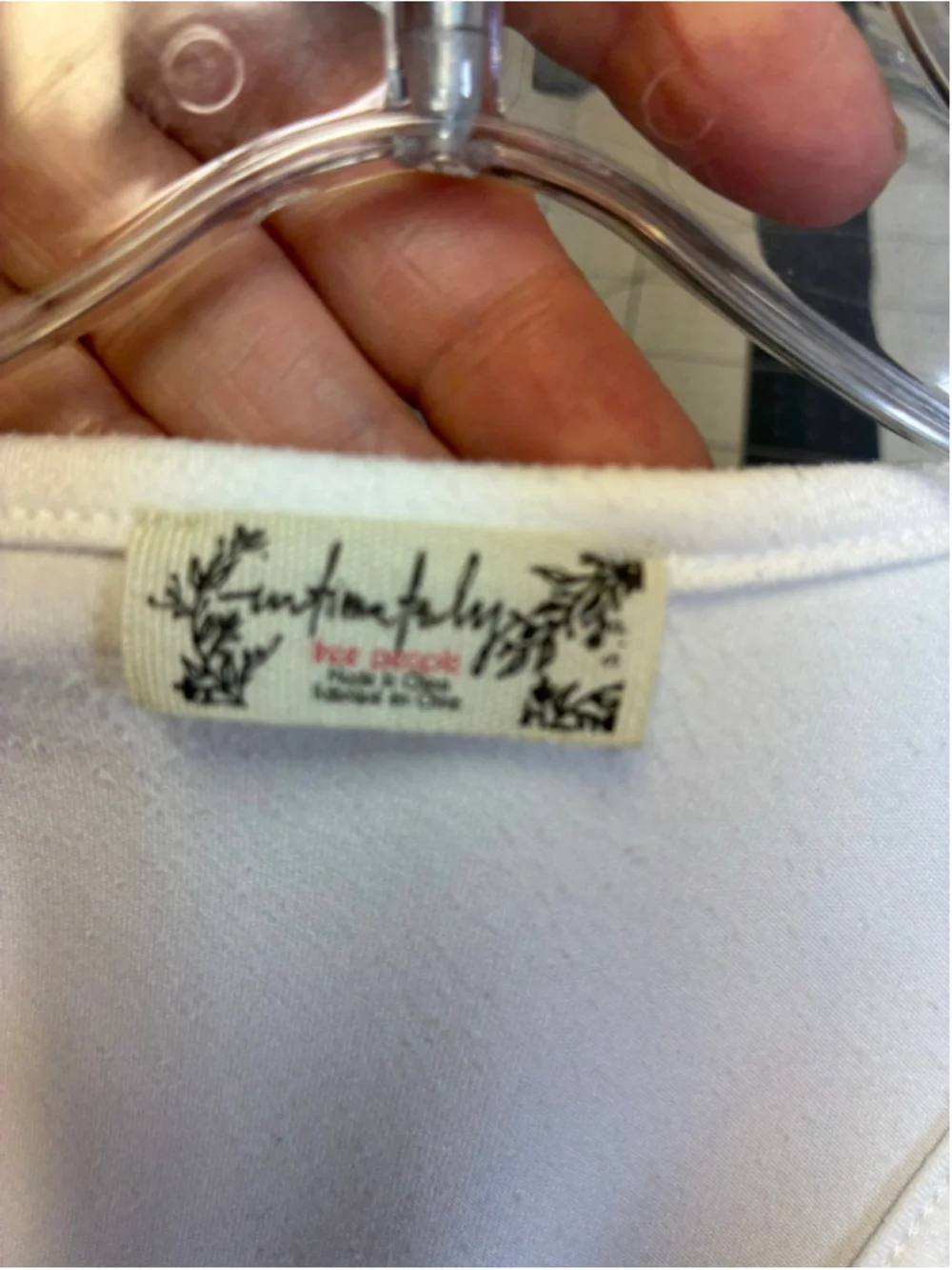 Intimately Free People Racerback Tank Top in White Size S